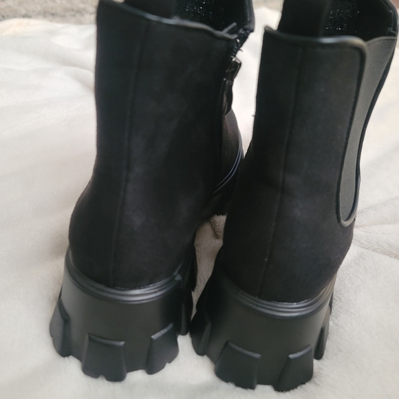Combat boots Vegan Suede - Picture 4 of 5